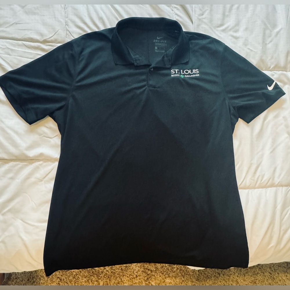 Nike Dri-Fit (St.Louis Scott Gallagher) Polo - Black - Size L